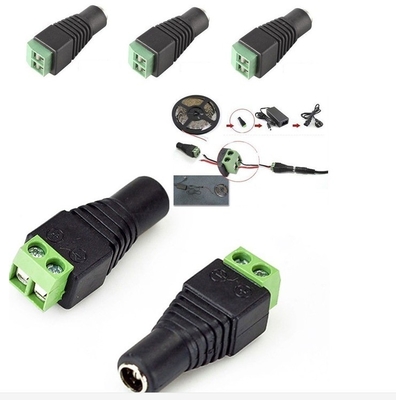 DC 5,5 x 2,1 mm Leistung Männlich Jack Adapter Kabel Stecker Anschluss für CCTV / LED Geschlecht weiblich