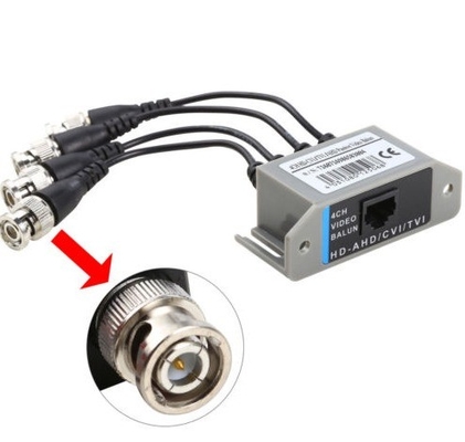 - 4CH HD passives Video Balun Transceiver BNC zu UTP RJ45 CCTV über Twisted Pairs