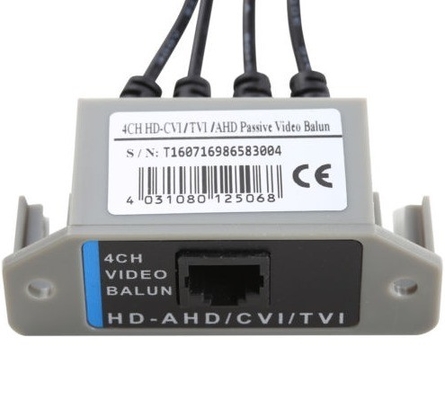 - 4CH HD passives Video Balun Transceiver BNC zu UTP RJ45 CCTV über Twisted Pairs
