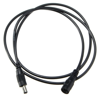 Schwarz 1/2/5/10M Stromversorgung DC-Verlängerungskabel für CCTV-Sicherheitskamera 5,5 x 2,5 mm