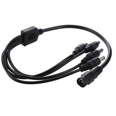 CE-zertifizierter Stromadapter 4-Wege-DC-Stromsplitterkabel für CCTV-Sicherheitskamera