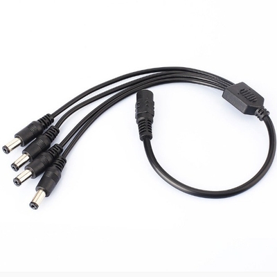 CE-zertifizierter Stromadapter 4-Wege-DC-Stromsplitterkabel für CCTV-Sicherheitskamera