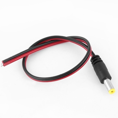 CE-zertifizierte männliche Kabelsteckdraht 5,5*2,1mm 12V Gleichspannung