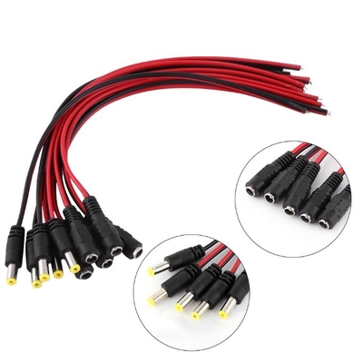 CE-zertifizierte männliche Kabelsteckdraht 5,5*2,1mm 12V Gleichspannung