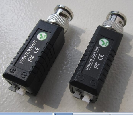 CAT5e CAT6 bis Kamera Balck Einkanal Passiv BNC Video Balun Transceiver Adapter