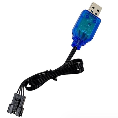ABS-Material SM-4P-Anschluss Lithium-Ionen-Batterielader mit USB-Kabel und Schutz