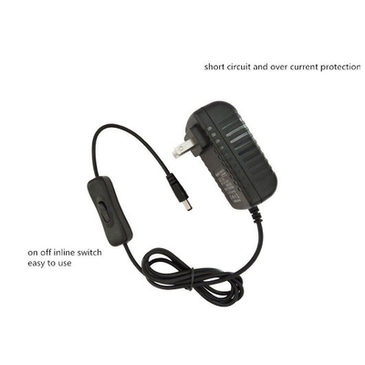 12VDC 12W 24W 1A 2A LED-Stromversorgungsadapter mit CE-zertifiziertem AU/US/UK/EU-Stecker