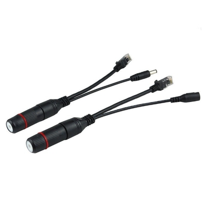 12V wasserdichtes POE-Injektor-Splitterkabel für CCTV-System IP-Kamera drahtlose AP-NVR