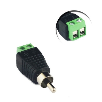 ABS CCTV-Kamera-Anschlüsse 2.1mm DC RCA Phono BNC Stecker und Steckdose Kabelanschluss