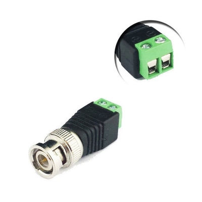 ABS CCTV-Kamera-Anschlüsse 2.1mm DC RCA Phono BNC Stecker und Steckdose Kabelanschluss