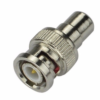 Männlich zu weiblich BNC zu RCA Koaxial Connector Adapter Silber für Überwachungskamera