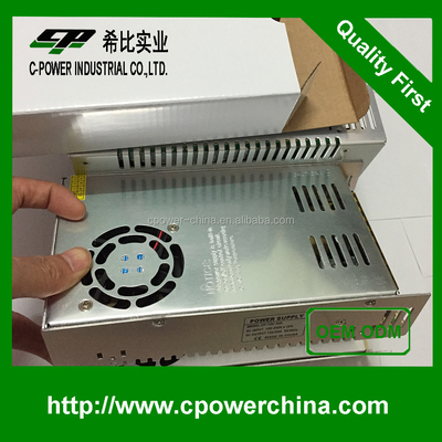 12V 30A Wechselstromversorgung mit variabler Frequenz S-360-12 für stabile industrielle Anwendungen