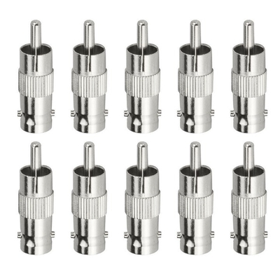 RCA Männlich-BNC-Weiblich-Koaxkabel-Anschlussstecker für die Installation von CCTV-Kameras