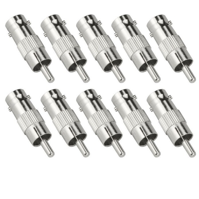 RCA Männlich-BNC-Weiblich-Koaxkabel-Anschlussstecker für die Installation von CCTV-Kameras