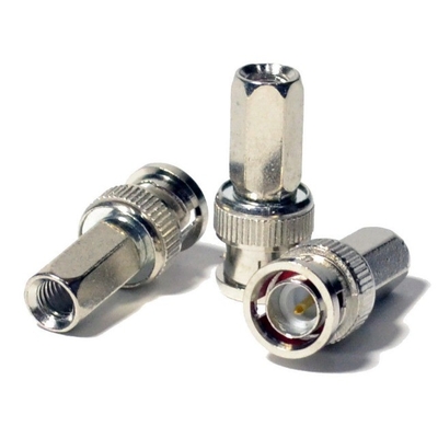 BNC Männlicher Koaxalanschluss für CCTV-Sicherheitskameras und CE-zertifizierte RG59