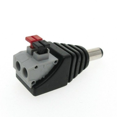 Sicher gestalteter C-Power DC-Power Jack Stecker Schraubfreier Schnelldrahtanschluss 5,5x2,1 mm