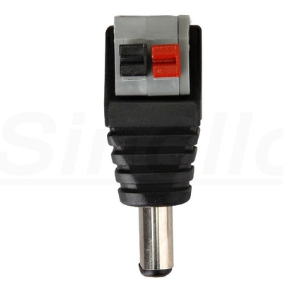 Sicher gestalteter C-Power DC-Power Jack Stecker Schraubfreier Schnelldrahtanschluss 5,5x2,1 mm