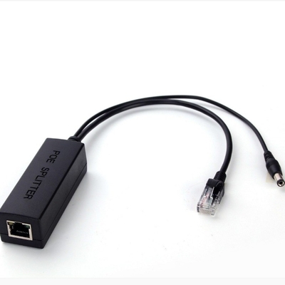 Home Security Active POE Splitter 48V bis 12V 1A-2A IEEE802.3af mit Ethernet-Modul