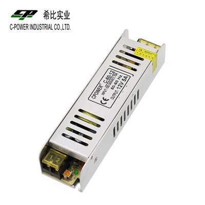 220V Eingangsspannung Schlanke Stromversorgung für Fernsehsysteme LED-Leuchten und CCTV 12V Gleichspannungsausgang