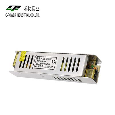 220V Eingangsspannung Schlanke Stromversorgung für Fernsehsysteme LED-Leuchten und CCTV 12V Gleichspannungsausgang
