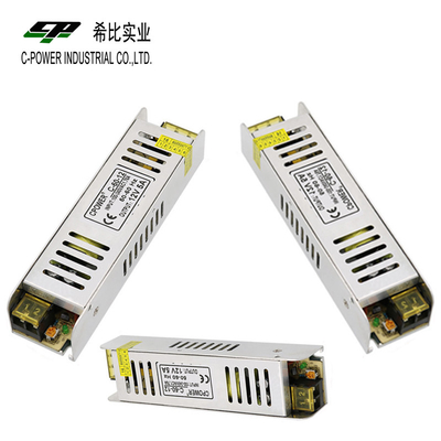 220V Eingangsspannung Schlanke Stromversorgung für Fernsehsysteme LED-Leuchten und CCTV 12V Gleichspannungsausgang