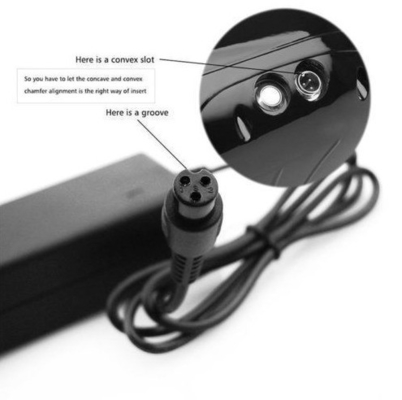 Universal C-Power 42V 2A Adapter Batterie Ladegerät für elektrische Balance Scooter UK Stecker