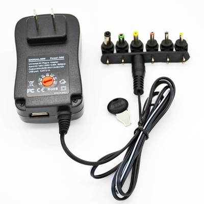 30 Watt Universaladapter Einstellbarer Schaltnetzadapter mit Ausgangsleistung 1-36 Watt