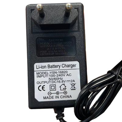 CE FCC ROHS zertifizierte 16,8V 2A Lithium-Ionen-Batterielader für C-Power-Power-Adapter