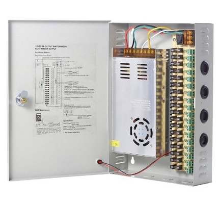 Sichern Sie Ihre CCTV-Stromversorgung mit 12V DC 30A 18CH Switch Box und Übertemp Schutz