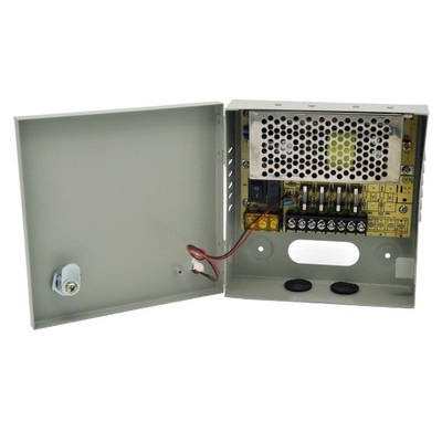 36W 4 Ports DC12V CCTV-Stromversorgungskasse Verteilung für Außen-CCTV-Kamera PTC-Sicherung