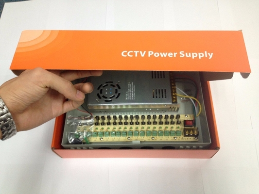 18 Kanal-Stromversorgungskasse für CCTV-Kamera innerhalb der 12V 10A Gleichspannung