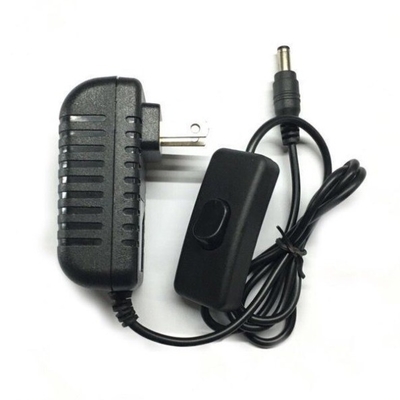 AC100-240V Einstiegsgleichstromadapter mit Ein-/Aus-Schalter-Ausgangstyp DC 12V 1A 1.5 2A Kompakt
