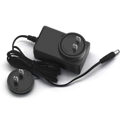 Gleichstrom-Ausgangsart Schwarzer C-Power 12V 2A-Power-Adapter mit EU AU UK US Stecker 100-240V