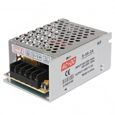 110V/220V Eingang 24V 2A 50W S-50-24 Schaltnetzteil für LED-CCTV-Ausgang