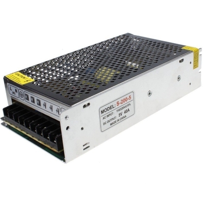 110V/220V Wechselstrom-Gleichstromversorgung für LED-Streifen CCTV 3D PSU Überzeitschutz 5V 40A 5V Gleichstrom