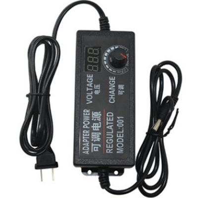 C-Power 3-12V 5A 60W verstellbarer Adapter mit optionalem 1.2M Gleichstromkabel und Stecker