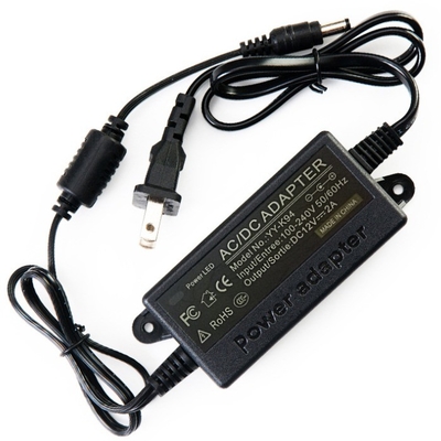 C-Power 24W AC100-240V DC 12V Wandstecker 12V 2A Stromadapter mit optionalem Gleichstromanschluss
