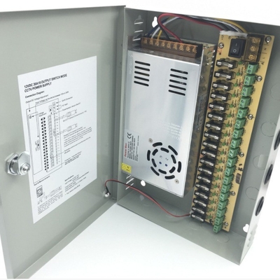 Silber C-Power 110v 220v AC dc 12v 30a 360w 18ch 18 Port mehrfache Ausgangsstromversorgung