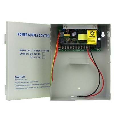 C-Power AC 100-240V Eingangs-UPS-Zugangssteuerung Stromversorgung mit 12V 5A Ausgangsfrequenz
